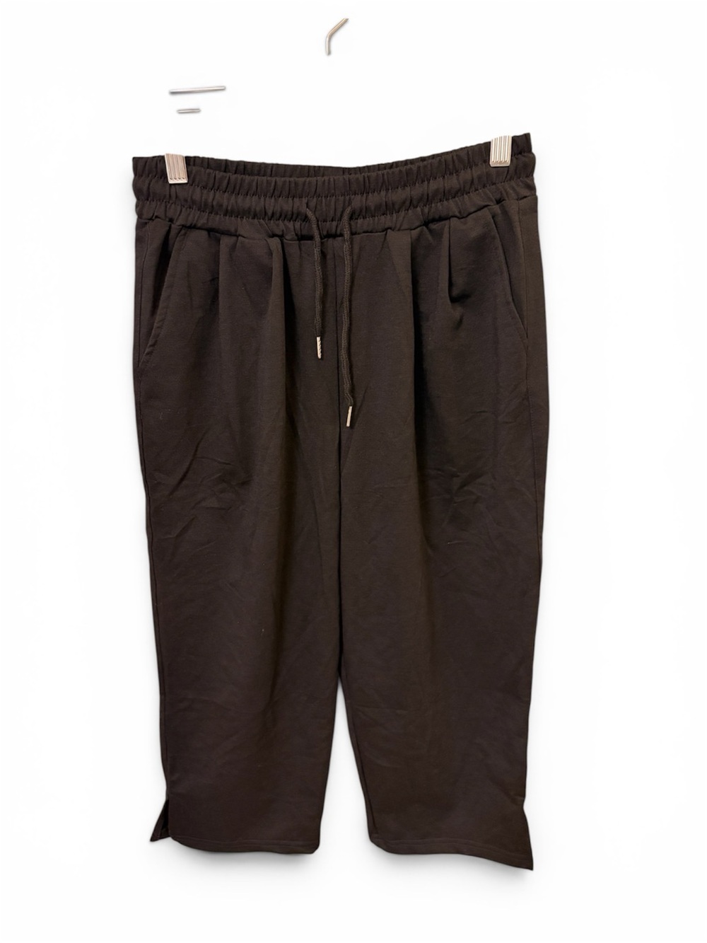Men's Black Elastic Drawstring Jogger Pants